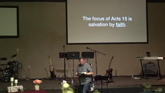 Grace Alone - Acts 15 Part 1